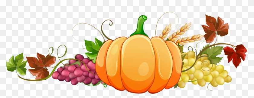 Autumn Pumpkin Decor Clipart Png Image - Fall Pumpkin Clip Art #23929