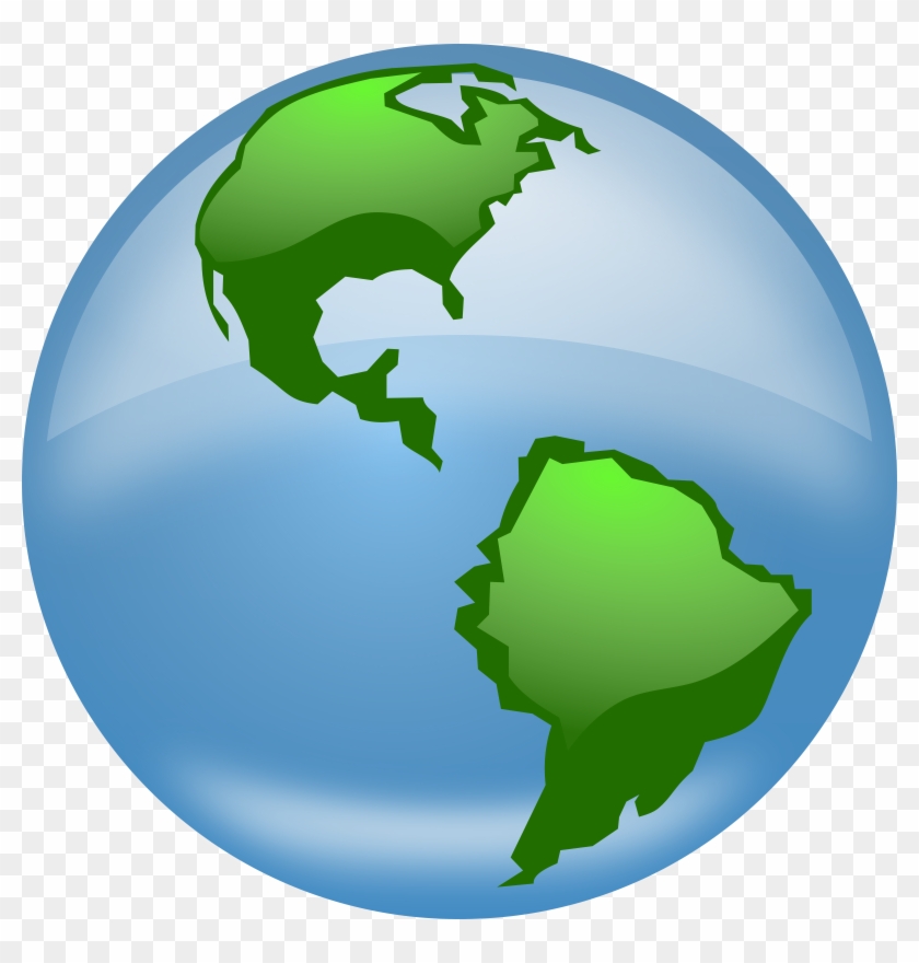 Big Image - Globe Clip Art #24004