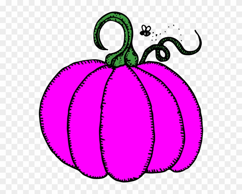 Pumpkin Clipart Purple - Pumpkin Clip Art #24011