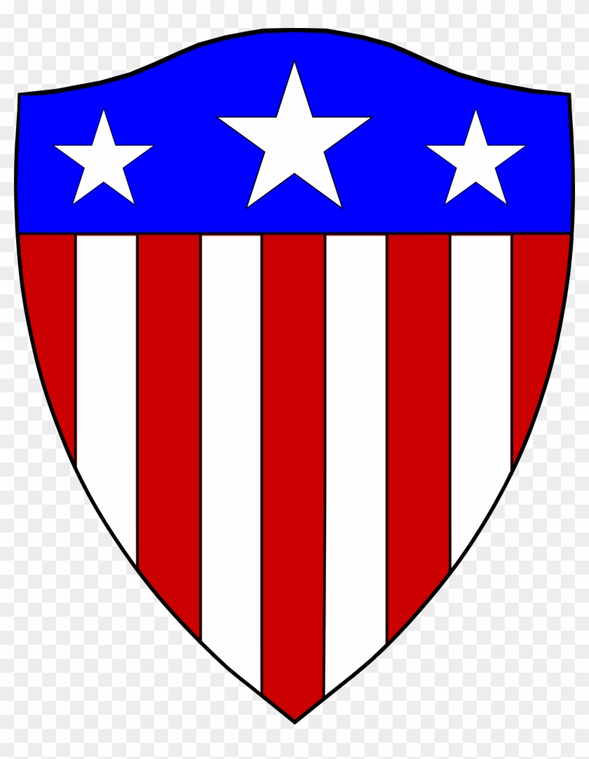 America Clipart Typical - Captain America Original Shield #24026