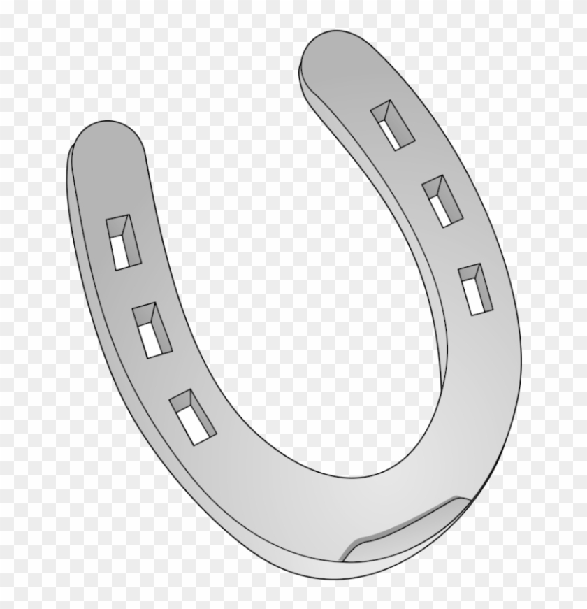 Silver Horseshoe - Horseshoe Clip Art #24104