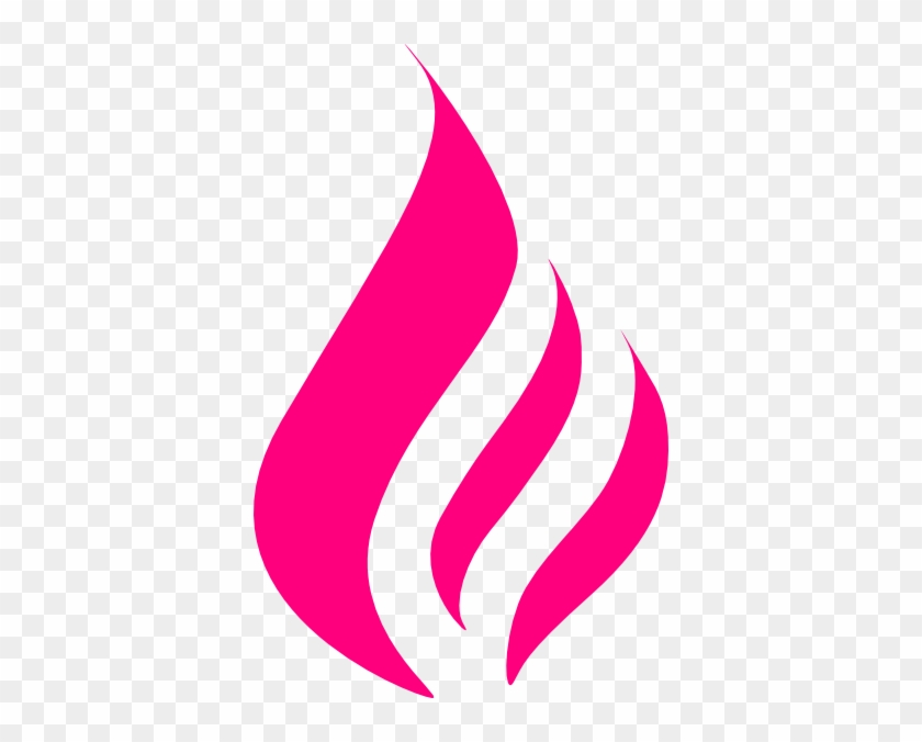 Pink Flame Clip Art #24150