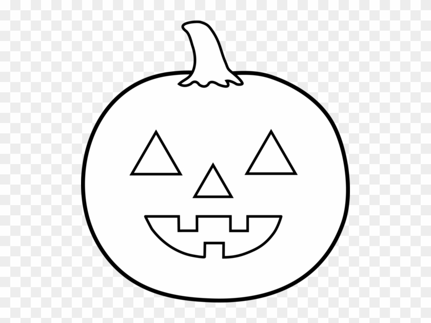 Halloween Jack O Lantern For Coloring - Jack O Lantern Clipart Black And White #24179