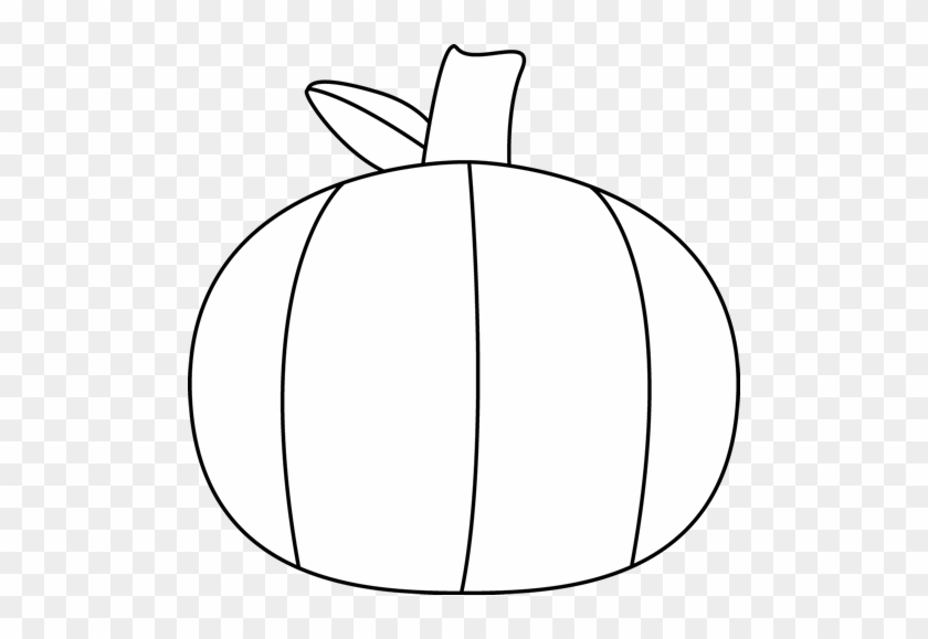 Black And White Plain Pumpkin Clip Art - Black And White Pumpkin No Background #24247