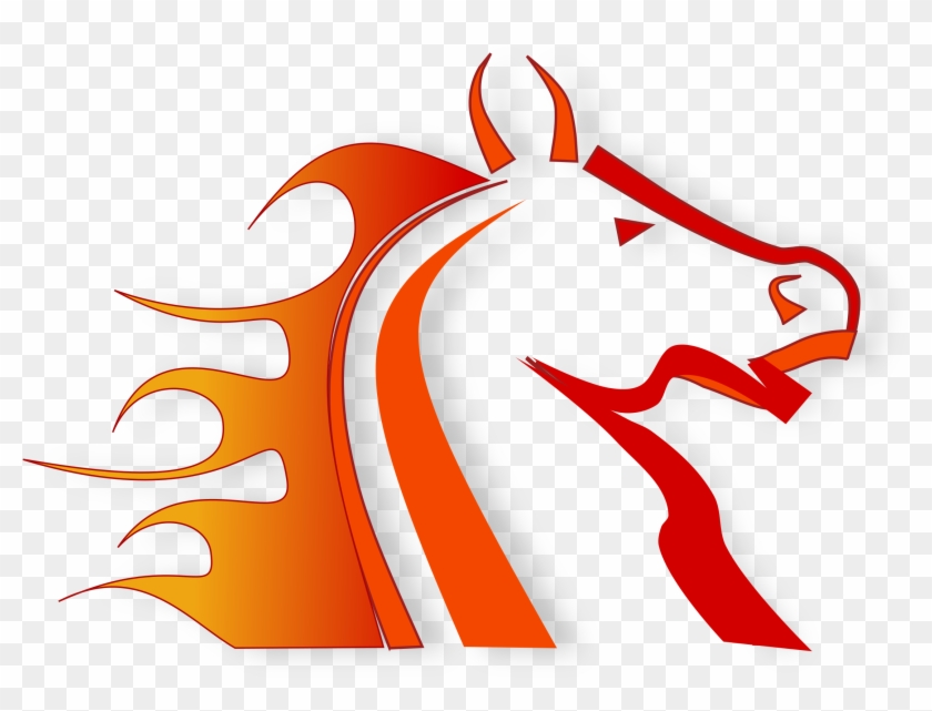 Fire Horse Clipart #24253