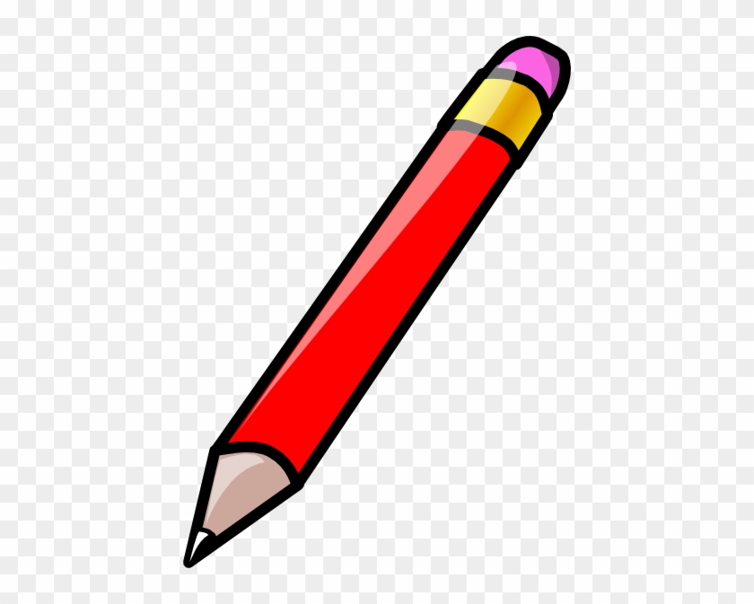 Clip Art Red Pencil #24282