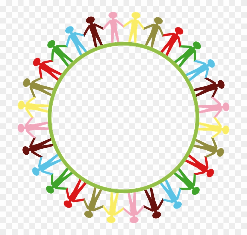 Earth Clipart Circle - We Are One Big Family #24288