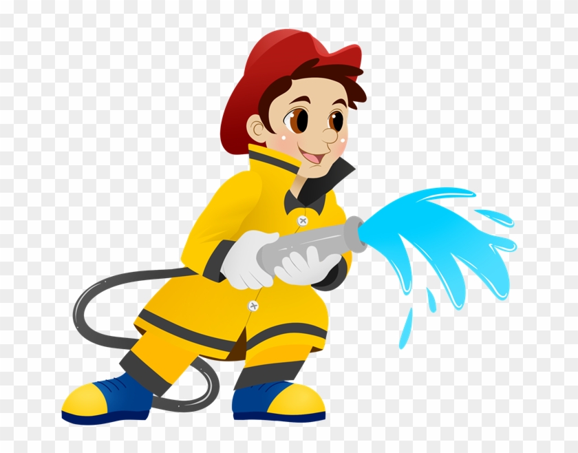 Cute Fire Cliparts - Clip Art Fireman #24334