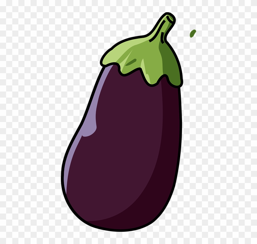 Violet Clipart Vegetable - Eggplant Clipart #24345