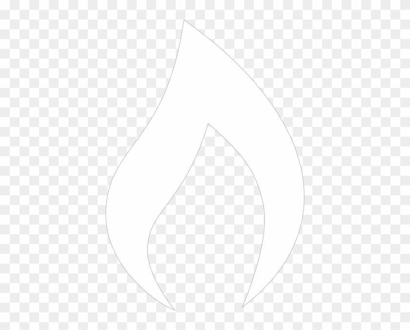 Holy Spirit Flame Clipart - White Flame Vector Png #24386