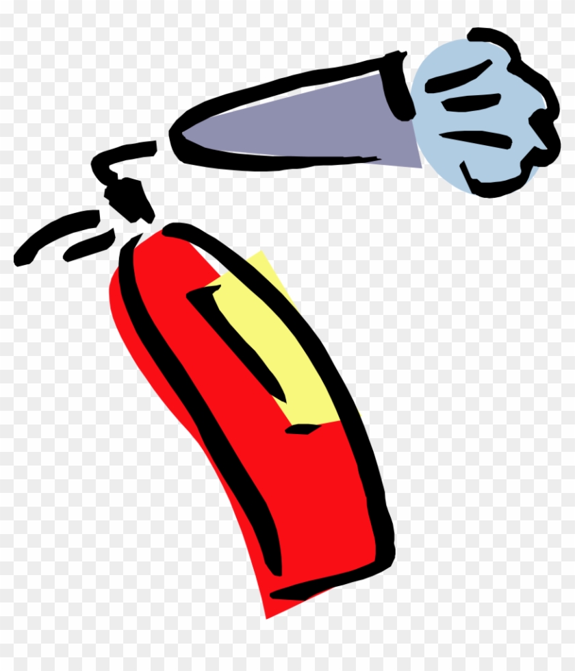 Fire 05 Small Clipart 300pixel Size, Free Design - Fire Extinguisher Clipart Transparent #24413
