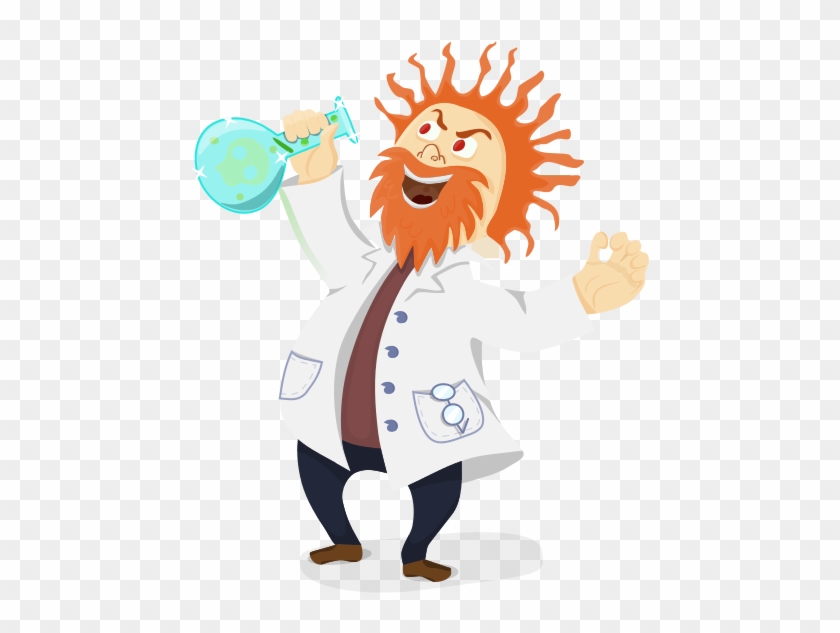 Free Mad Scientist Clip Art - Scientist Png #24486