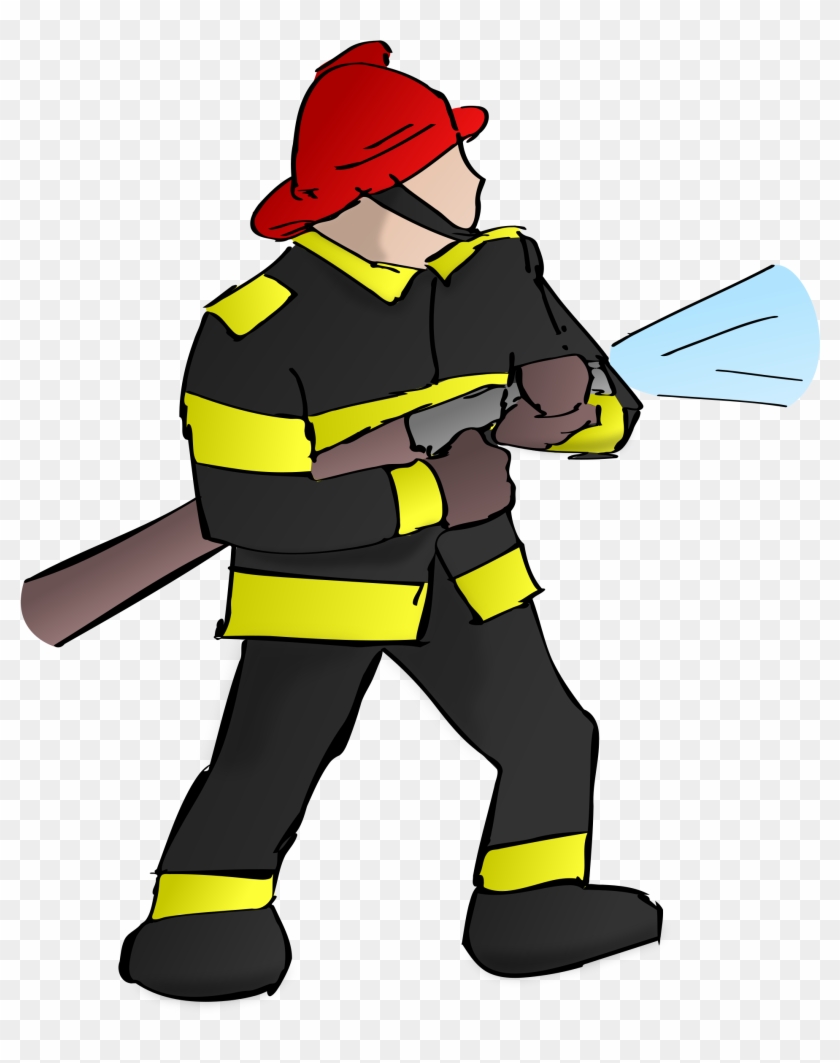 Firefighter Clipart Transparent - Firefighter Clipart #24497