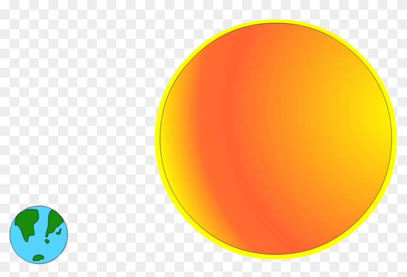 Earth And Sun Clip Art - Sun And Earth Png #24517