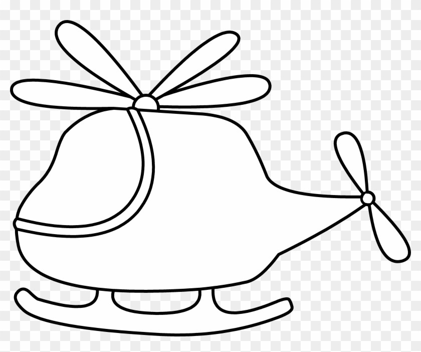 Pencil Mascot Character Helicopter 2 Line Art 0 Clipart - Cute Helicopter Clipart Black And White #24533