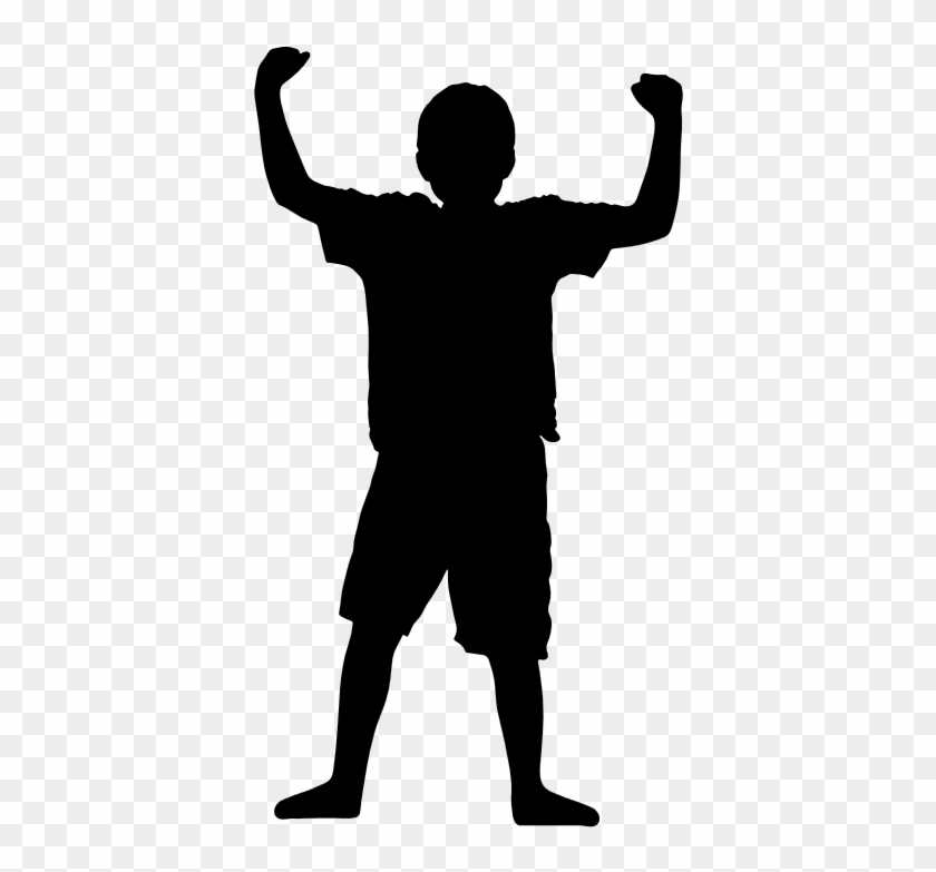 Clipart - Boy Silhouette #24536