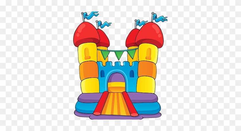 Bouncy Castle Clipart - Jumping Castle Clip Art #24562