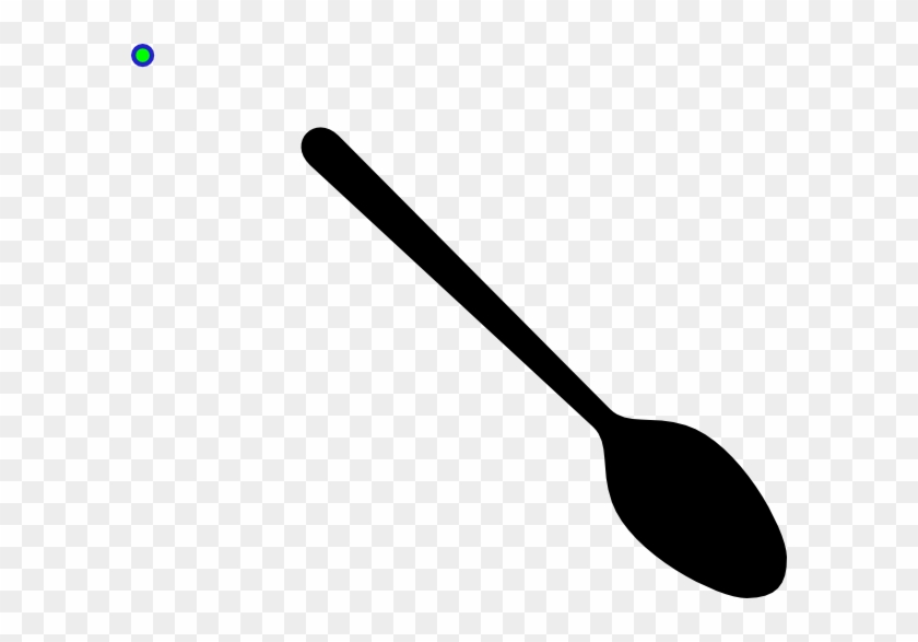 Black Spoon Svg Clip Art For Web Download Art - Black And White Spoon #24669