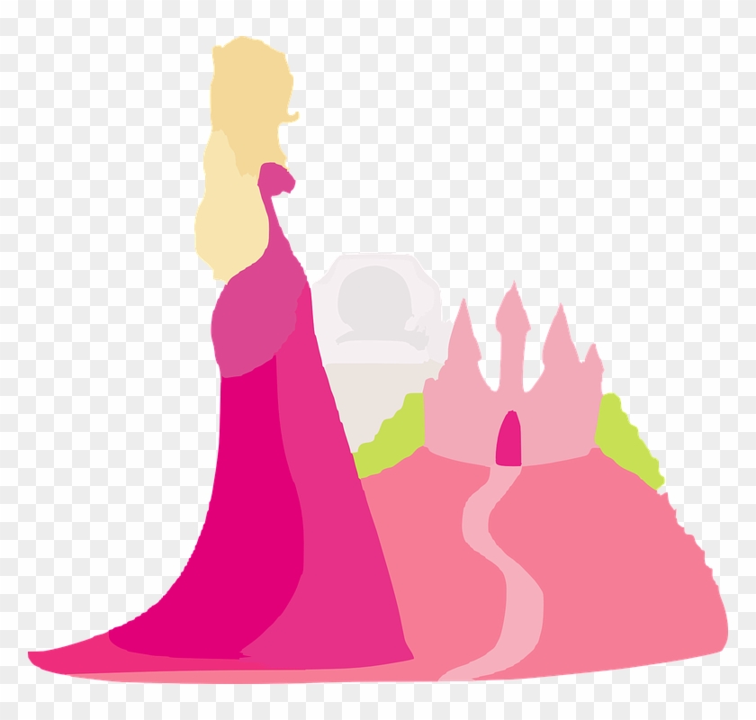 Princess Castle Fairy Tale Fantasy Pink Tale - Cuento De Hadas Png #24696