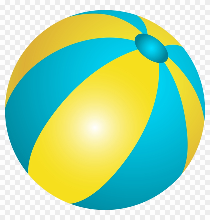 Beach Ball Clip Art Image - Beach Ball Clip Art Image #24751