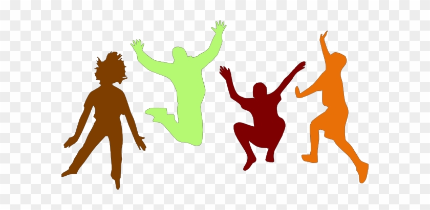 Kids Jumping Clip Art - Physical Activity Clip Art #24725