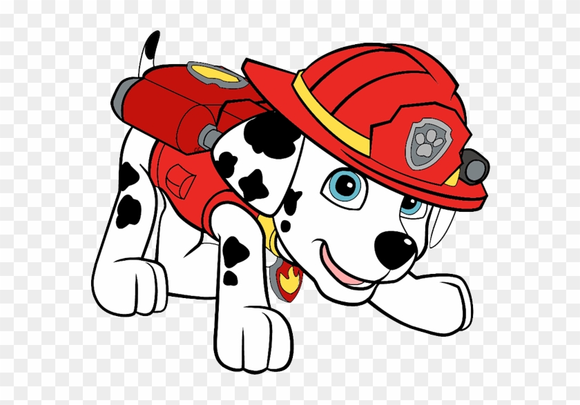 Images Were Colored And Clipped By Cartoon Clipart - Paw Patrol Marshall Cartoon #24787