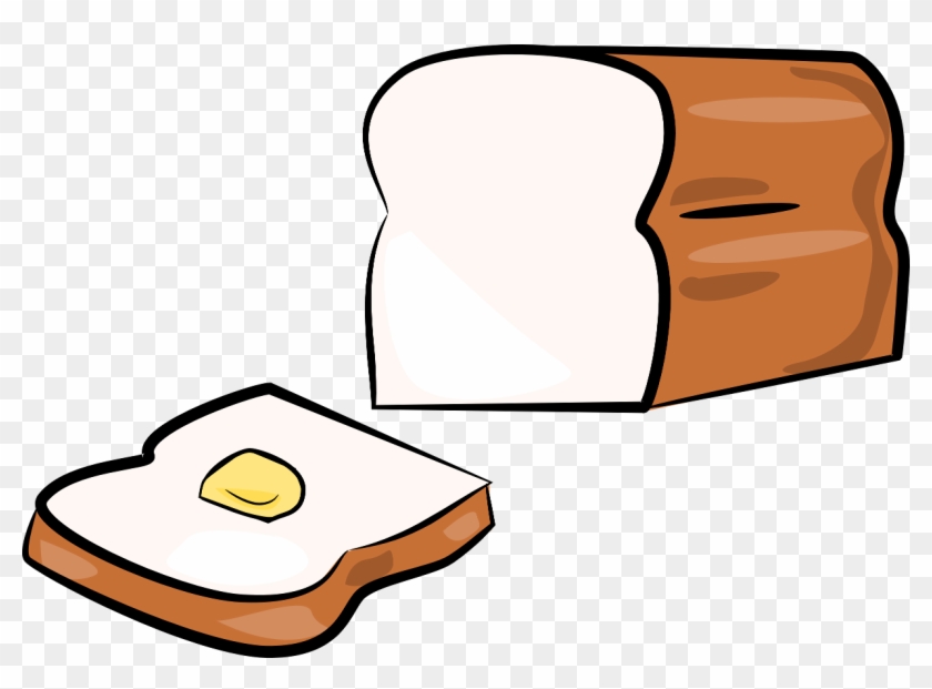 Bread Clipart Transparent - Cartoon Bread And Butter #24798