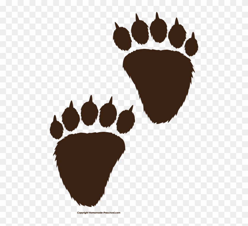 Clipart Super Idea Bear Claw Clipart Paw Print Black - Bear Paws Clip Art Transparent #24800