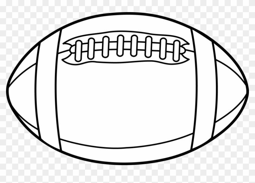 Afl Football Clipart Clip Art - Football Black And White #24890