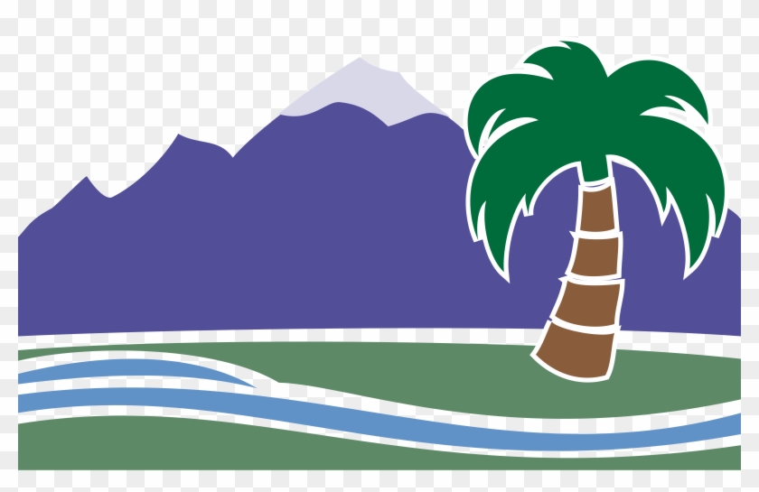 Beach Palm Tree Pictures - Oasis Clip Art #25181