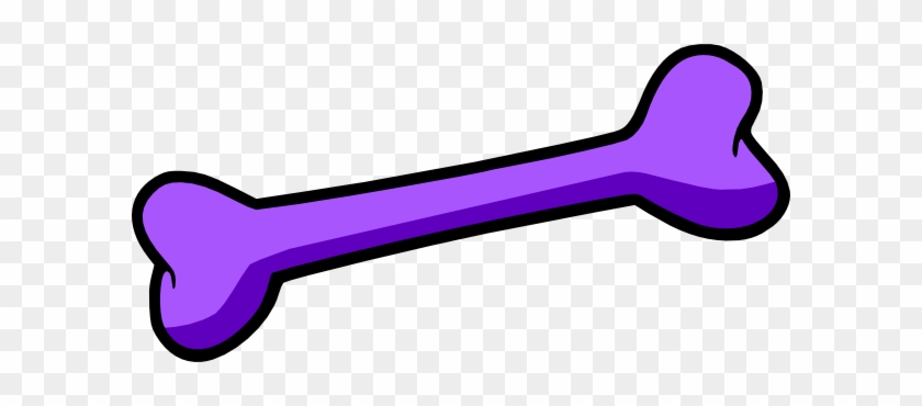 Purple Dog Bone Clip Art At Vector Clip Art - Purple Dog Bone Clipart #25207