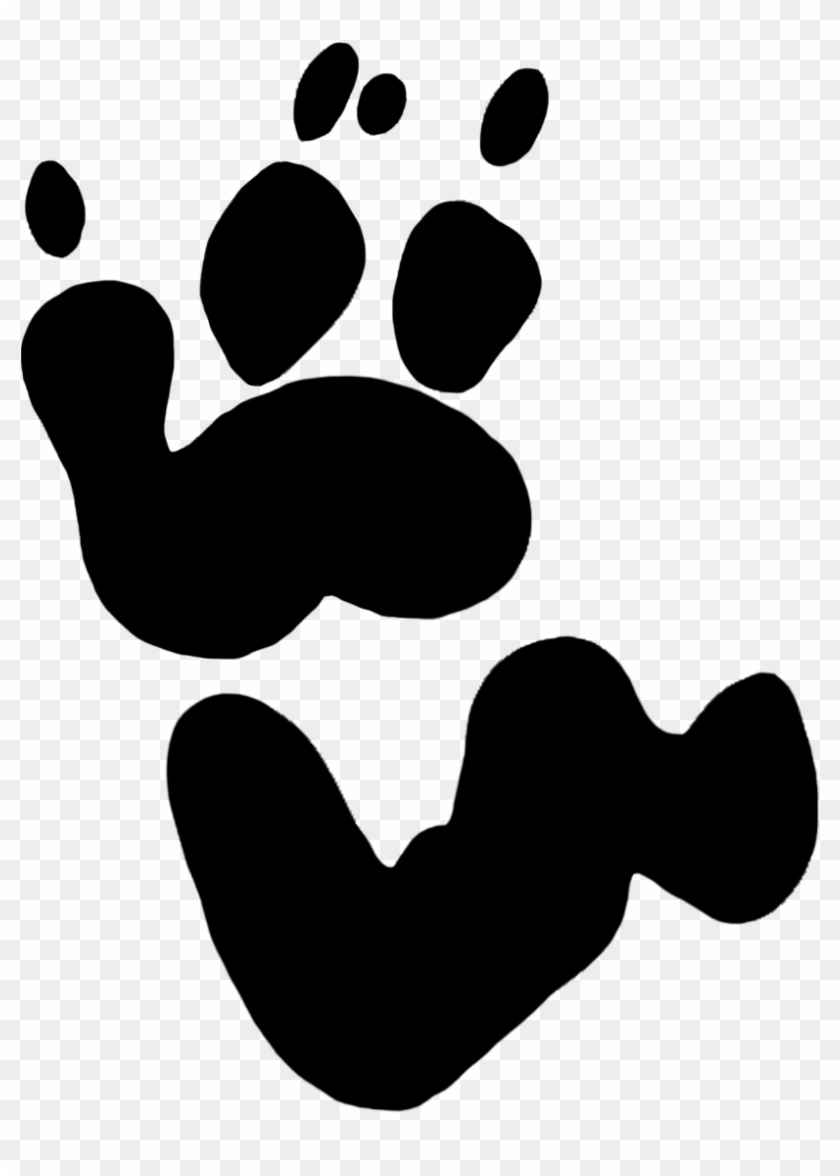 Koala Paw Prints Clipart - Koala Bear Koala Footprint #25221