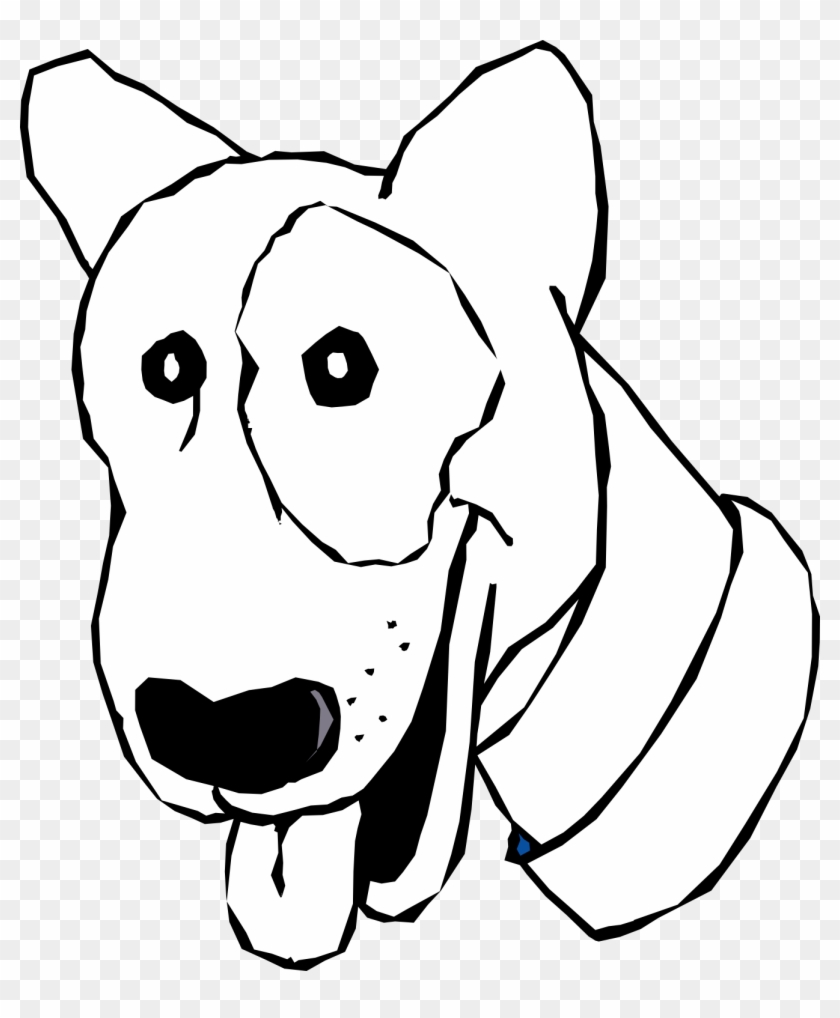 Images For Black And White Dog Cartoon - Transparent Dog Black And White Cartoon #25254