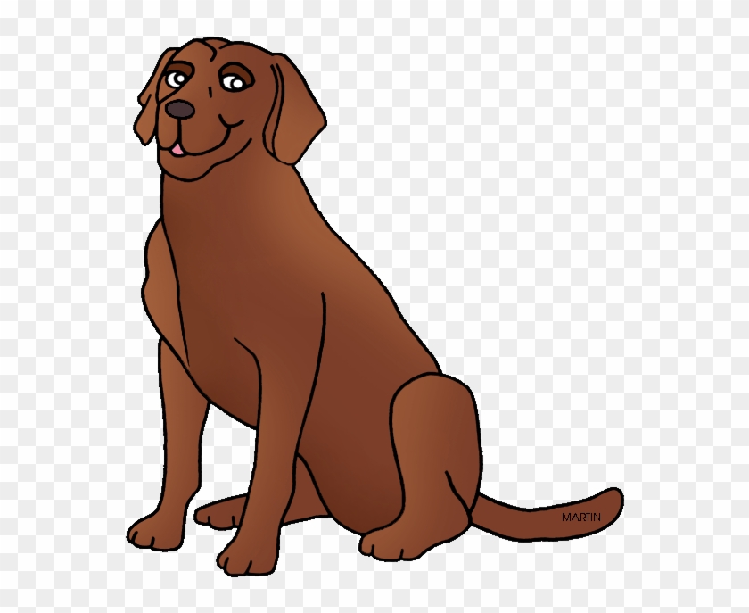 Free United States Clip Art By Phillip Martin, State - Chesapeake Bay Retriever Clipart #25266