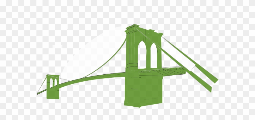 Bridge Green - Brooklyn Bridge Clip Art #25343