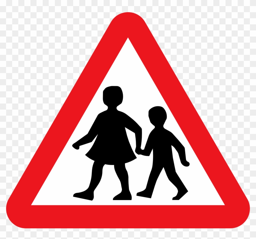 Oktober, Haben Wir Schüler Der Flex D Unsere Schulwege - School Zone Traffic Sign #25367