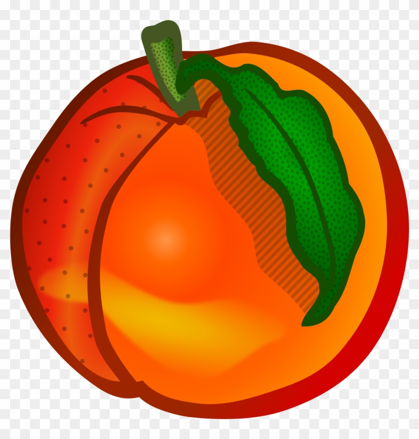 Peach Clipart Image - Peach Clip Art #25393