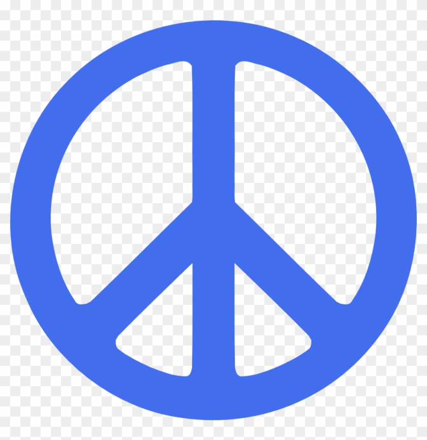 Clipart Info - Blue Peace Sign Clip Art #25402