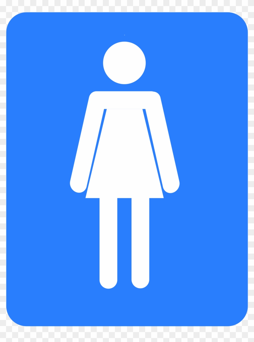 Pix For Womens Bathroom Sign Clip Art Library - Womens Bathroom Sign Png #25415