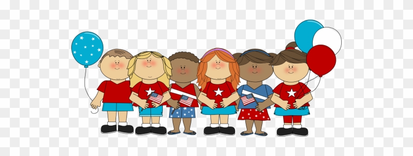 Patriotic Kids Clip Art Image - Ourselves And Our Posterity #25421