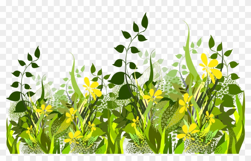 Grass Decoration Clipart Image - Clip Art #25513