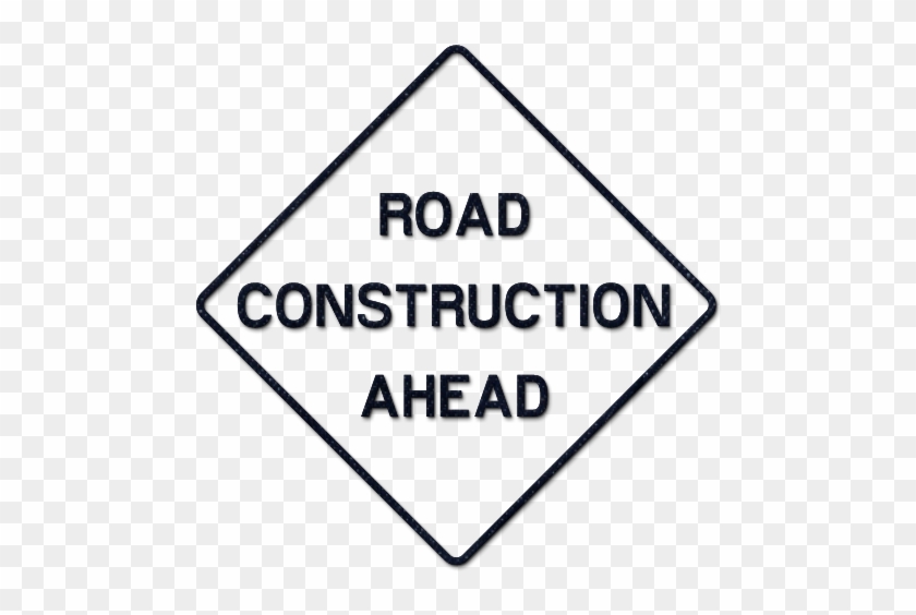 Road Work Ahead Sign Clip Art Clipart Collection - Black And White Road Work Sign #25507