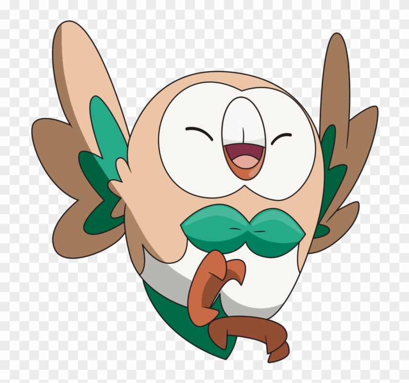 Grass Clipart Pokemon, Free Grass Clipart Pokemon - Rowlet #25532