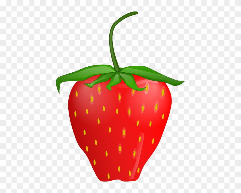 Free Vector Strawberry Clip Art - Strawberry Clip Art #25538