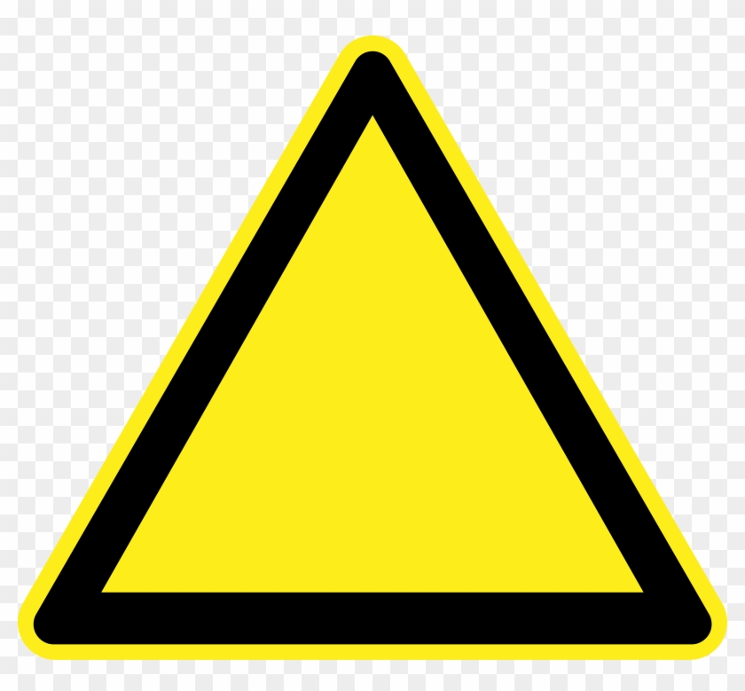 Sign Hazard Warning Clip Art - Blank Warning Sign #25568