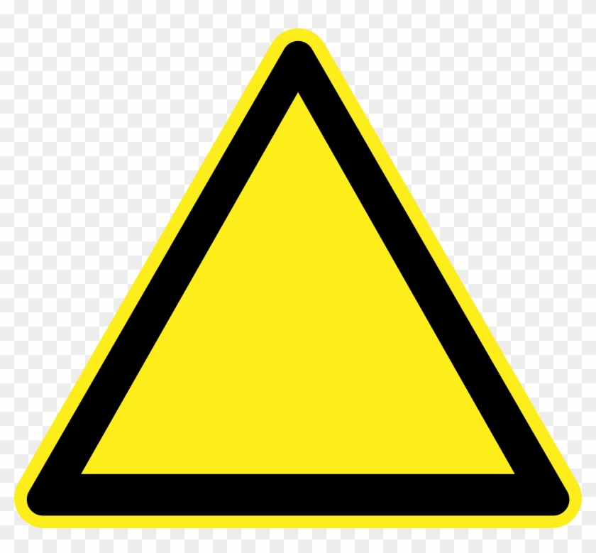 Sign Hazard Warning Clip Art - Blank Warning Sign #25568