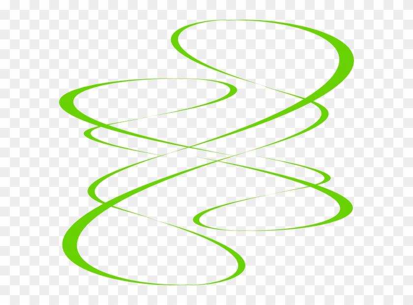 Green Swirl Clip Art - Fancy Lines Clip Art #25714