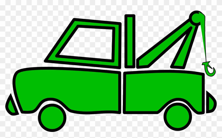 Cartoon Tow Truck Free Download Clip Art On - Green Tow Truck #25747