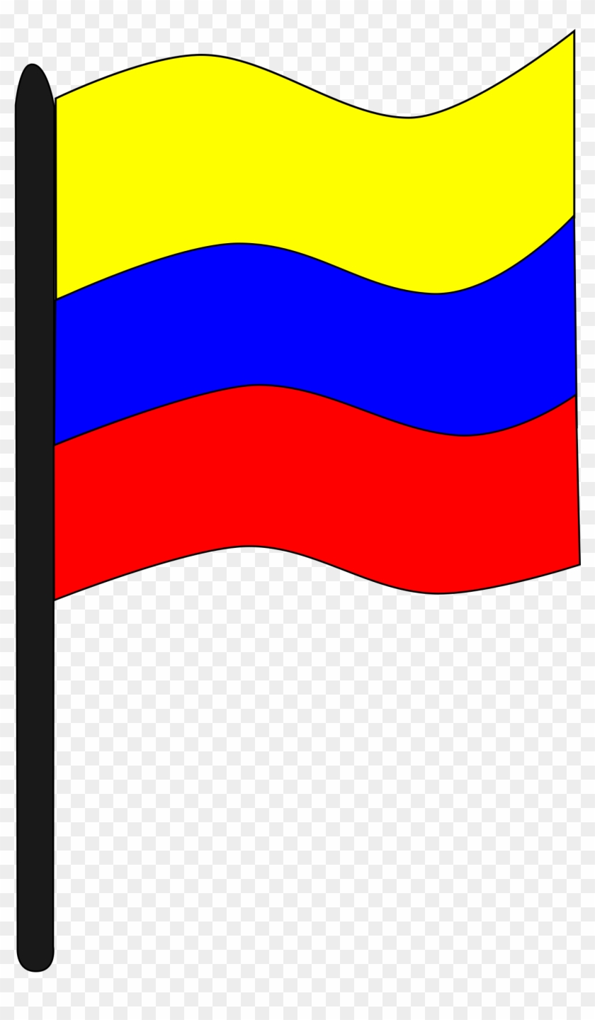 Bandera Colombiana - Bandera De Colombia Clipart #25796