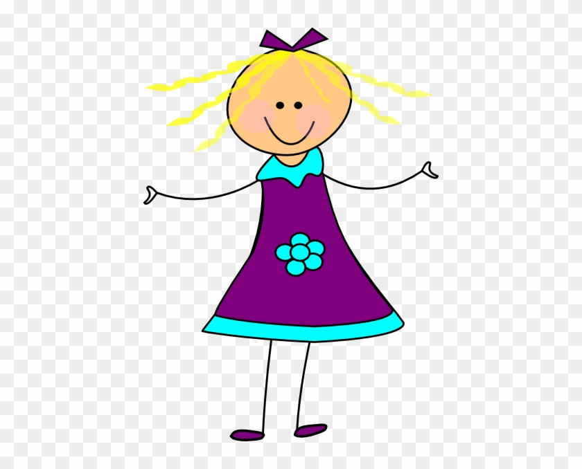 Happy Clip Art With Tools Free Clipart Images 2 2 Clipartcow - Clipart Girl In Dress #25868